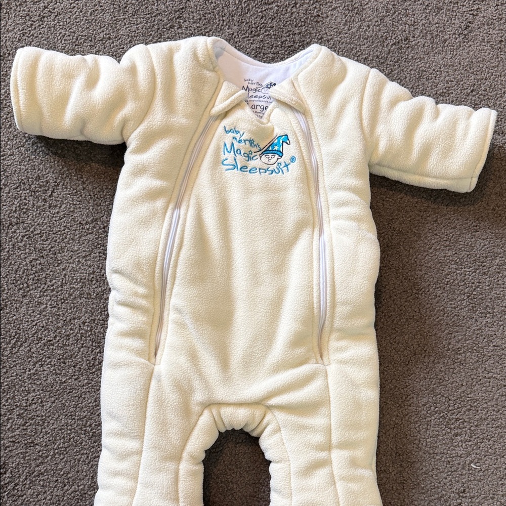 NWOT Baby Sleep Sack in Soft Cream by Magic Sleepsuit